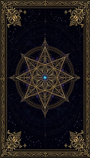Face-down tarot card