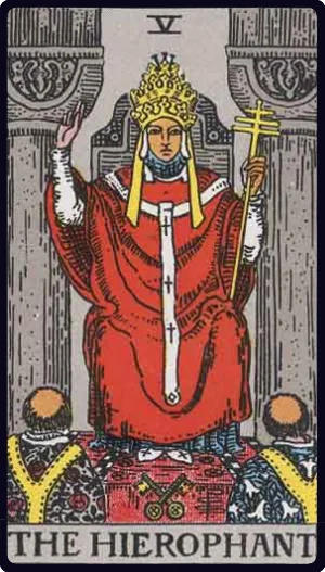 The Hierophant Tarot Card