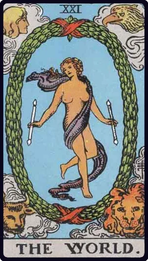 The World Tarot Card